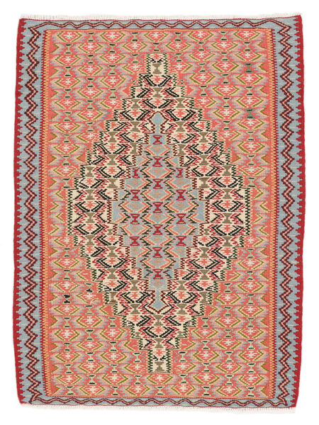 Alfombra Persa Kilim Senneh Fine 76X102 Marrón/Rojo (Lana, Persia/Irán)