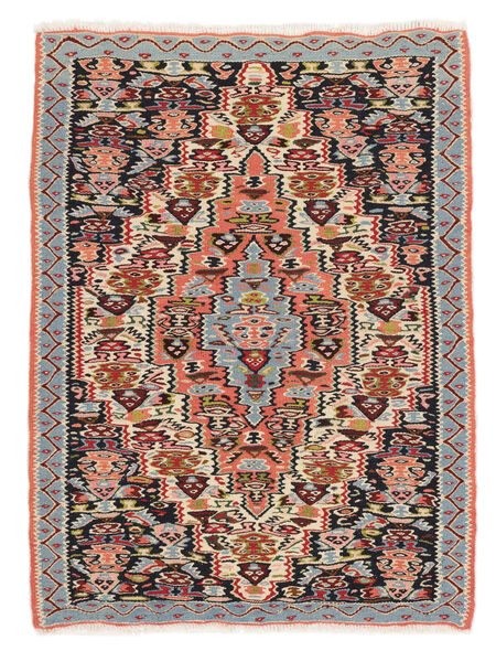  78X105 Pequeño Kilim Senneh Fine Alfombra Lana, Carpetvista