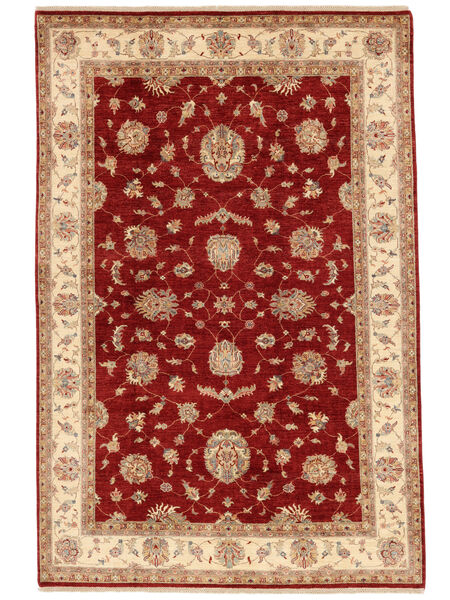  Ziegler Fine Tæppe 205X307 Mørkerød/Brun Carpetvista