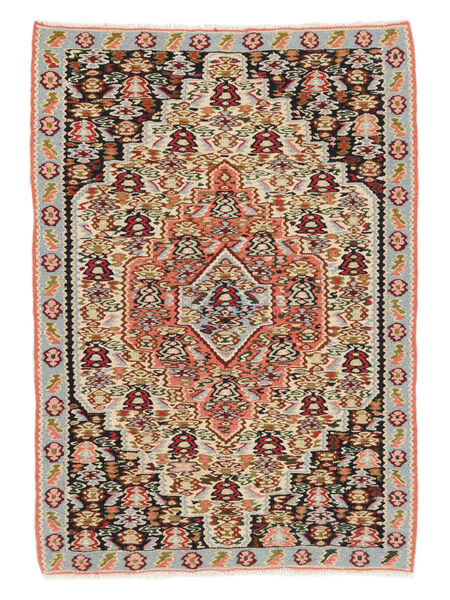  Persan Chilim Senneh Fine Covor 74X104 Maro/Bej Carpetvista