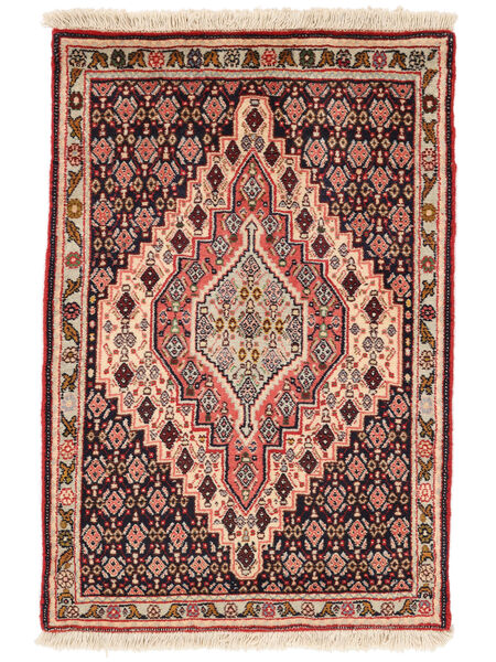 Tappeto Senneh 72X107 Rosso Scuro/Nero (Lana, Persia/Iran)