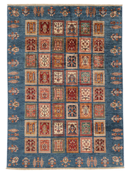  Shabargan Vloerkleed 179X249 Donkerblauw/Donkerrood Carpetvista