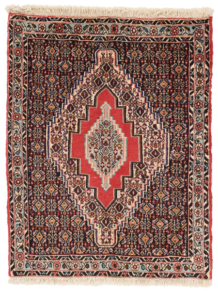  Senneh Teppe 75X95 Persisk Ullteppe Svart/Brun Lite Carpetvista