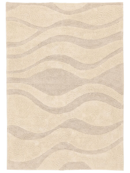  Lavable 140X200 Breeze Beige Crema Pequeño Alfombra