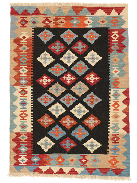  Kilim Kaszkaj Dywan 103X146 Perski Czarny/Zielony Mały Carpetvista