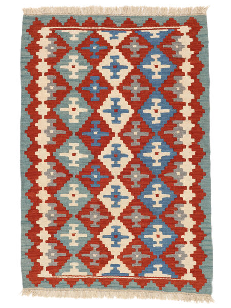 101X147 Alfombra Kilim Gashgai Oriental Rojo Oscuro/Beige (Persia/Irán) Carpetvista