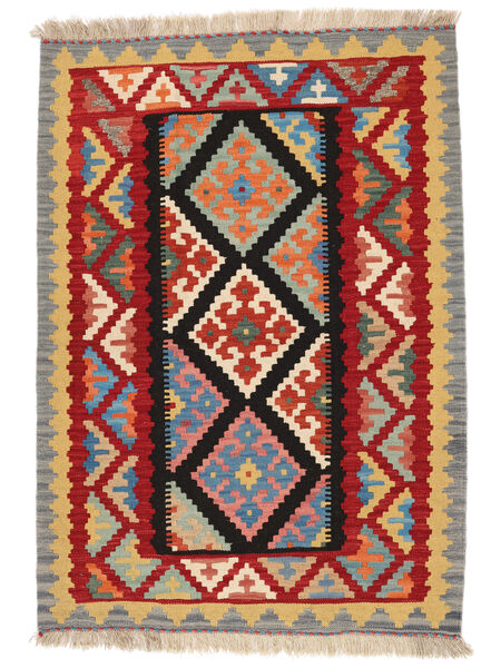  Kilim Gashgai Alfombra 106X148 Persa Rojo Oscuro/Naranja Pequeño Carpetvista