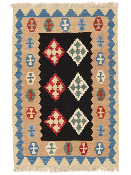  Kilim Qashqai Szőnyeg 102X154 Perzsa Narancssárga/Fekete Kicsi Carpetvista