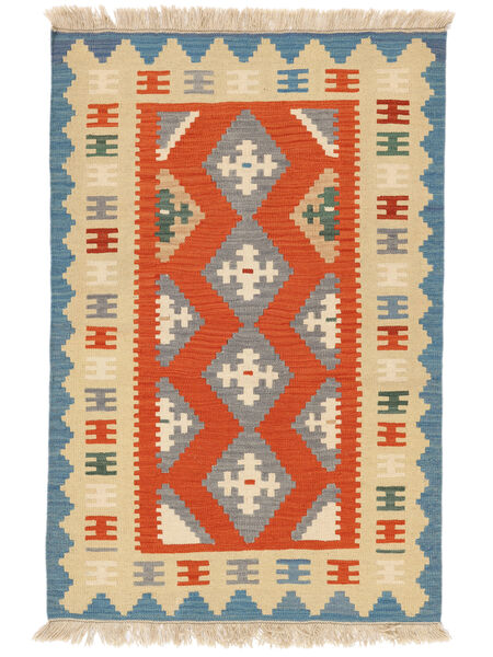  Orientalsk Kelim Ghashghai Tæppe 106X161 Orange/Mørkerød Persien/Iran Carpetvista