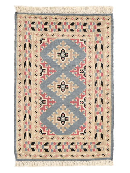 63X95 Dywan Pakistański Bucharski 2Ply Orientalny Pomarańczowy/Beżowy (Wełna, Pakistan ) Carpetvista