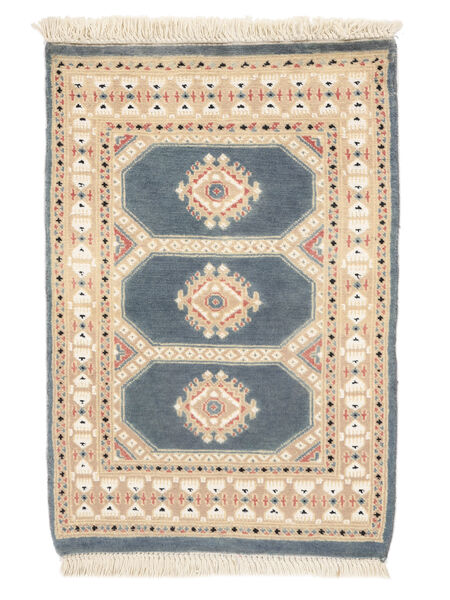  파키스탄 보카라 2Ply 러그 63X94 울 Beige/오렌지 소 Carpetvista