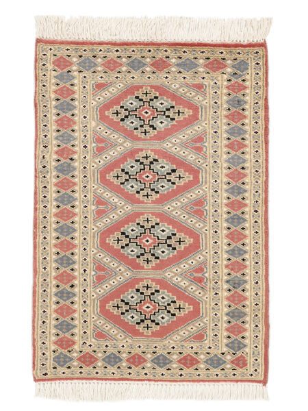  64X92 Medalion Mic Pakistan Bukhara 2Ply Covor Lână, Carpetvista