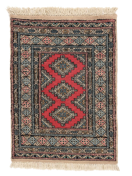  Oosters Pakistan Bokhara 2Ply Vloerkleed 63X85 Zwart/Bruin Wol, Pakistan Carpetvista