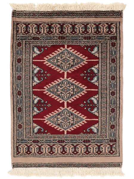  63X90 Medallion Small Pakistan Bokhara 3Ply Rug Wool, Carpetvista