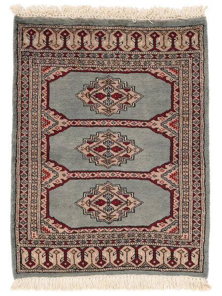  Orientalsk Pakistan Bokhara 2Ply Teppe 65X85 Brun/Svart Ull, Pakistan Carpetvista