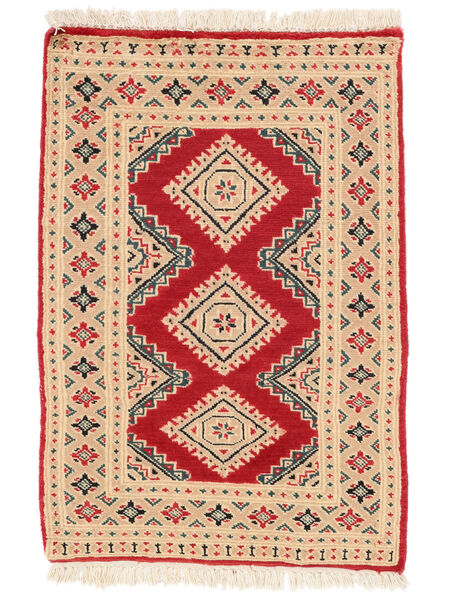 Koberec Pákistán Bokhara 2Ply 63X94 Oranžová/Béžová (Vlna, Pákistán)