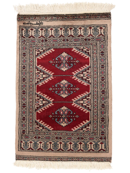  59X94 Medaille Klein Pakistan Bokhara 3Ply Vloerkleed Wol, Carpetvista