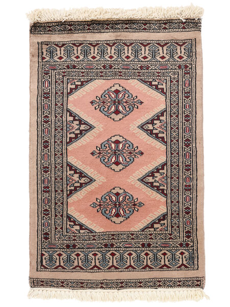 62X98 Dywan Pakistański Bucharski 3Ply Orientalny Brunatny/Czarny (Wełna, Pakistan ) Carpetvista