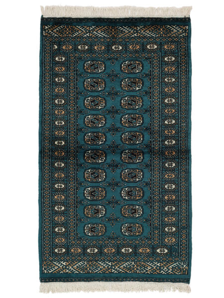 93X163 Alfombra Pakistan Bukara 2Ply Oriental Negro/Gris Oscuro (Lana, Pakistán) Carpetvista