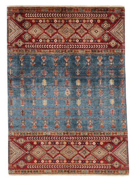  Shabargan Matot 173X245 Tummanpunainen/Musta Carpetvista