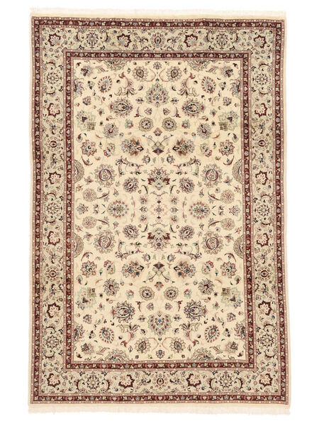 Nain Fine 9La Vloerkleed 193X293 Bruin/Beige Wol, Perzië/Iran Carpetvista