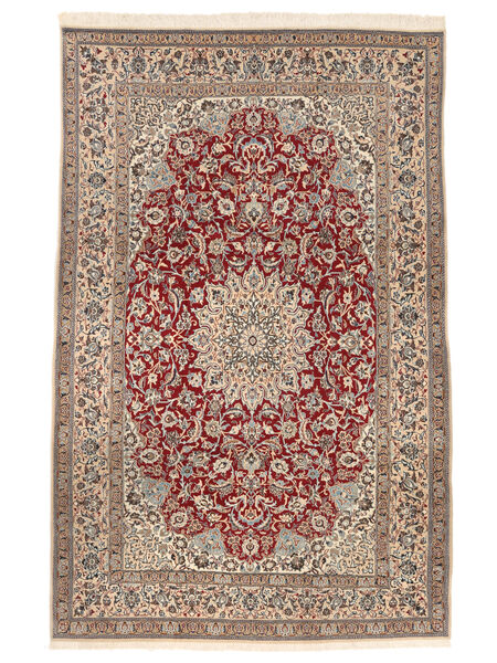  Nain Fine 9La Tappeto 203X304 Persiano Di Lana Marrone/Rosso Scuro Carpetvista