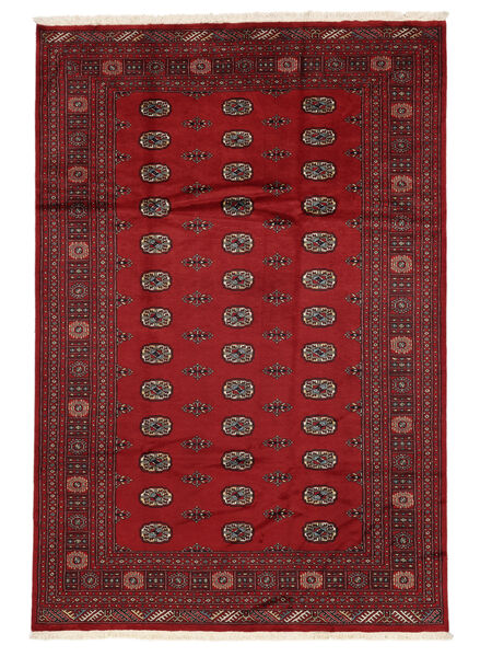  Pakistan Bokhara 2Ply Tepih 190X280 Vuneni Tamno Crvena/Crna Sag Carpetvista