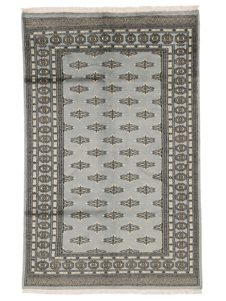  Pakistan Bokhara 2Ply Tepih 152X239 Vuneni Siva/Tamnozelene Mali Sag Carpetvista