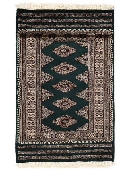  Pakistan Bokhara 3Ply 80X125 Ullmatta Svart/Brun Liten Carpetvista