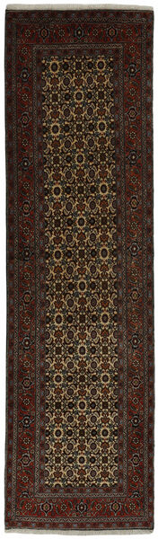 Alfombra Bidjar 81X292 De Pasillo Negro/Marrón (Lana, Persia/Irán)