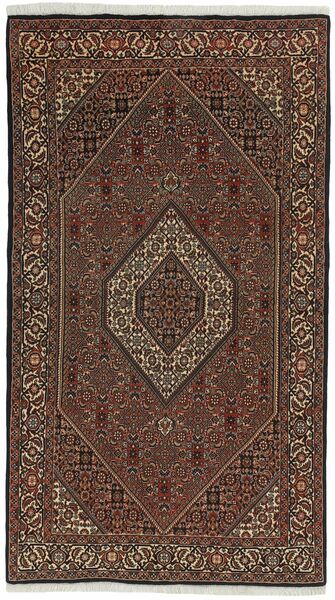  Oriental Bidjar Rug 108X193 Black/Brown Wool, Persia/Iran