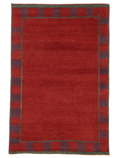  Gabbeh Rustic Rug 161X240 Persian Wool Dark Red/Black Carpetvista