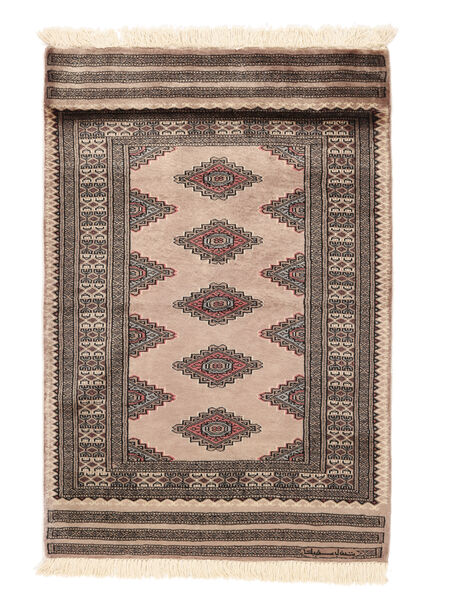  81X120 Medallion Piccolo Pakistan Bukara 3Ply Tappeto Lana, Carpetvista