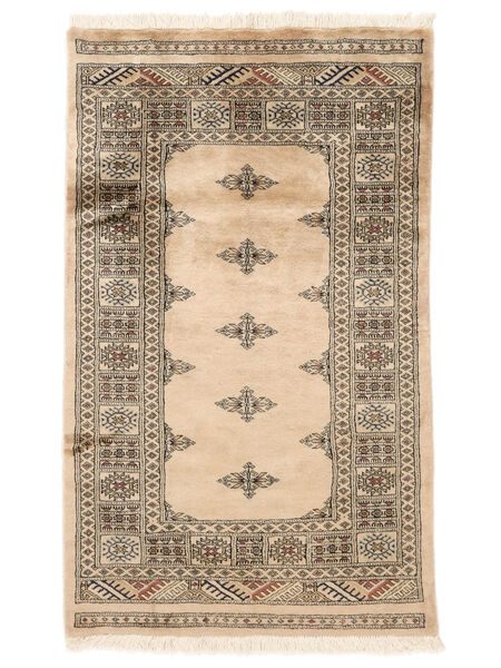 Dywan Pakistański Bucharski 3Ply 94X154 Brunatny/Pomarańczowy (Wełna, Pakistan )