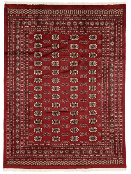  Pakistański Bucharski 2Ply Dywan 199X269 Wełniany Ciemnoczerwony/Czarny Carpetvista