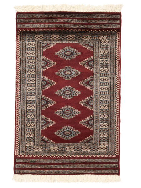  Pakistan Bokhara 3Ply Matta 79X125 Svart/Brun Carpetvista