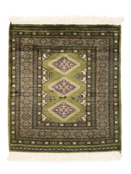 85X95 Pakistan Bokhara 3Ply Tæppe Orientalsk Sort/Brun (Uld, Pakistan) Carpetvista