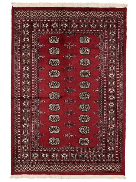 137X199 Dywan Orientalny Pakistański Bucharski 2Ply Ciemnoczerwony/Czarny (Wełna, Pakistan ) Carpetvista