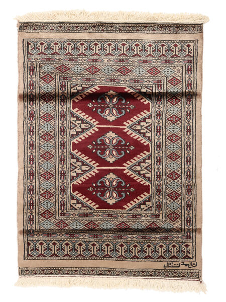 Dywan Orientalny Pakistański Bucharski 2Ply 77X107 Brunatny/Czarny (Wełna, Pakistan )