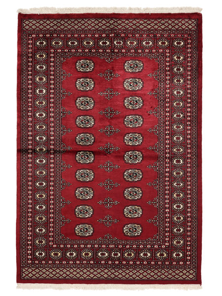  Pakistan Bokhara 2Ply Vloerkleed 137X199 Donkerrood/Zwart Carpetvista