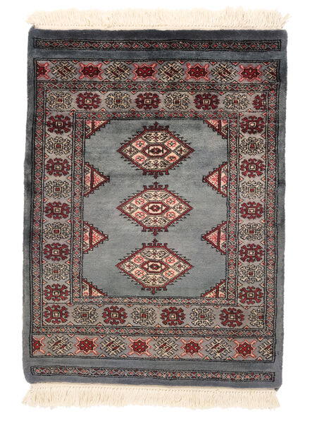  Pakistan Bokhara 3Ply Rug 82X113 Wool Black/Dark Grey Small Carpetvista