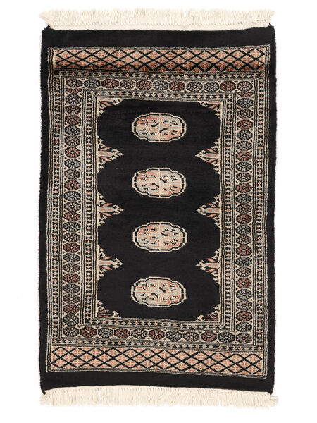  80X122 Medallón Pequeño Pakistan Bukara 3Ply Alfombra Lana, Carpetvista