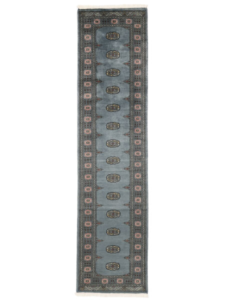 78X308 Pakistan Bokhara 2Ply Rug Oriental Runner
 Dark Grey/Black (Wool, Pakistan) Carpetvista