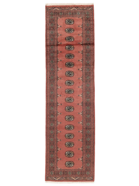 80X284 Tappeto Orientale Pakistan Bukara 2Ply Passatoie Rosso Scuro/Rosso (Lana, Pakistan) Carpetvista