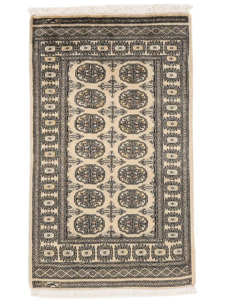  Pakisztáni Bokhara 2Ply Szőnyeg 78X129 Barna/Fekete Carpetvista