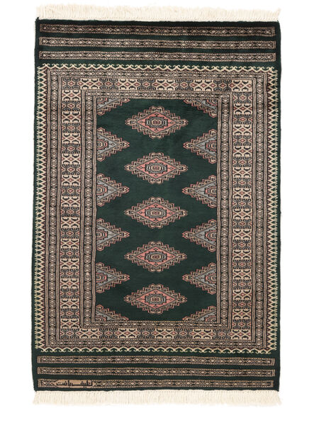  Orientalisk Pakistan Bokhara 3Ply Matta 79X117 Svart/Brun Ull, Pakistan Carpetvista