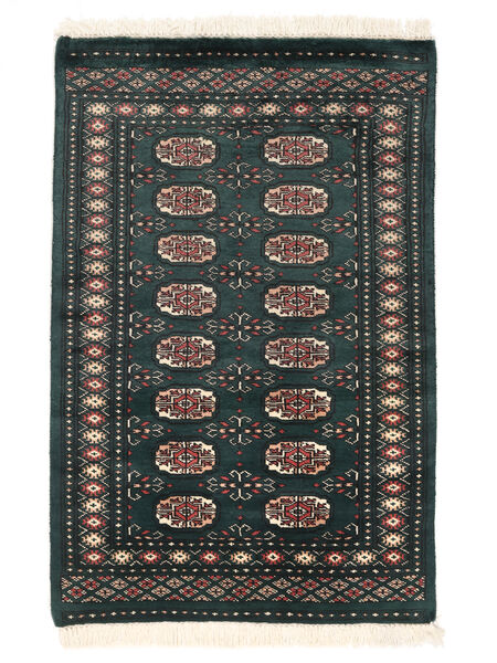  Pakistan Buchara 3Ply 79X118 Wollteppich Schwarz/Braun Klein Carpetvista