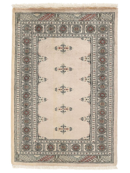  파키스탄 보카라 3Ply 러그 80X119 울 Beige/검정색 소 Carpetvista