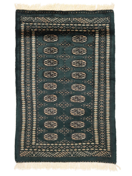  Pakistan Bukhara 3Ply Covor 81X125 Lână Negru/Galben Închis Mic Carpetvista