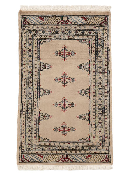  Pakisztáni Bokhara 2Ply Szőnyeg 56X93 Narancssárga/Barna Carpetvista